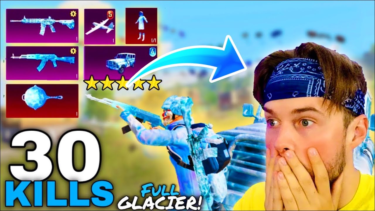 😈I Played With All GLACIER Skins🥶SOLO vs SQUADS🔥 iPad,6,7,8,9,Air,3,4,Mini,5,6,7,Pro,11,12,13,14