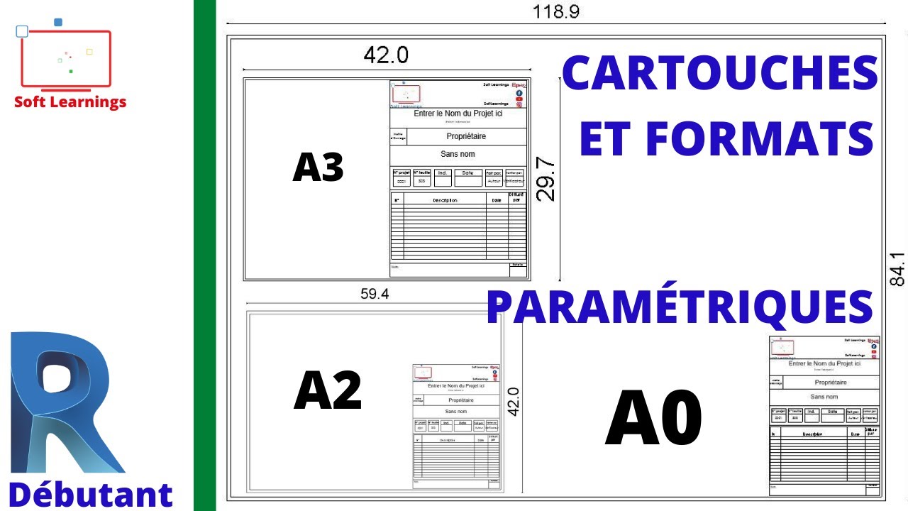COMMENT CRÉER UN CARTOUCHE ET UNE FEUILLE PARAMÉTRIQUE SUR REVIT