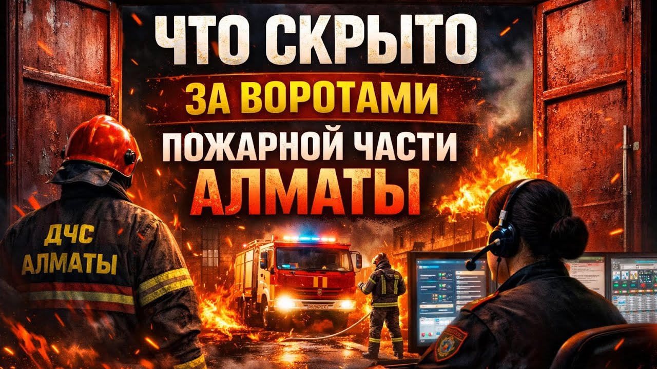 Что происходит в пожарной части Алматы когда звонит 112? 