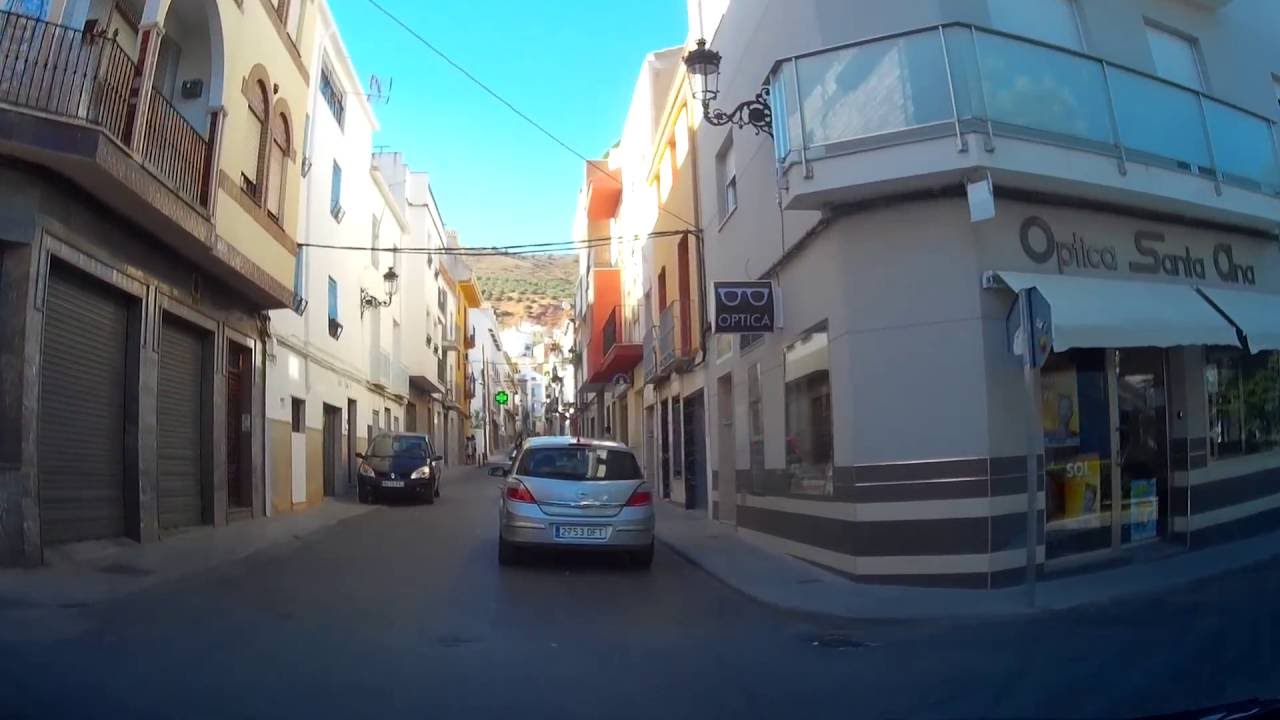 Llegada al centro de Huelma