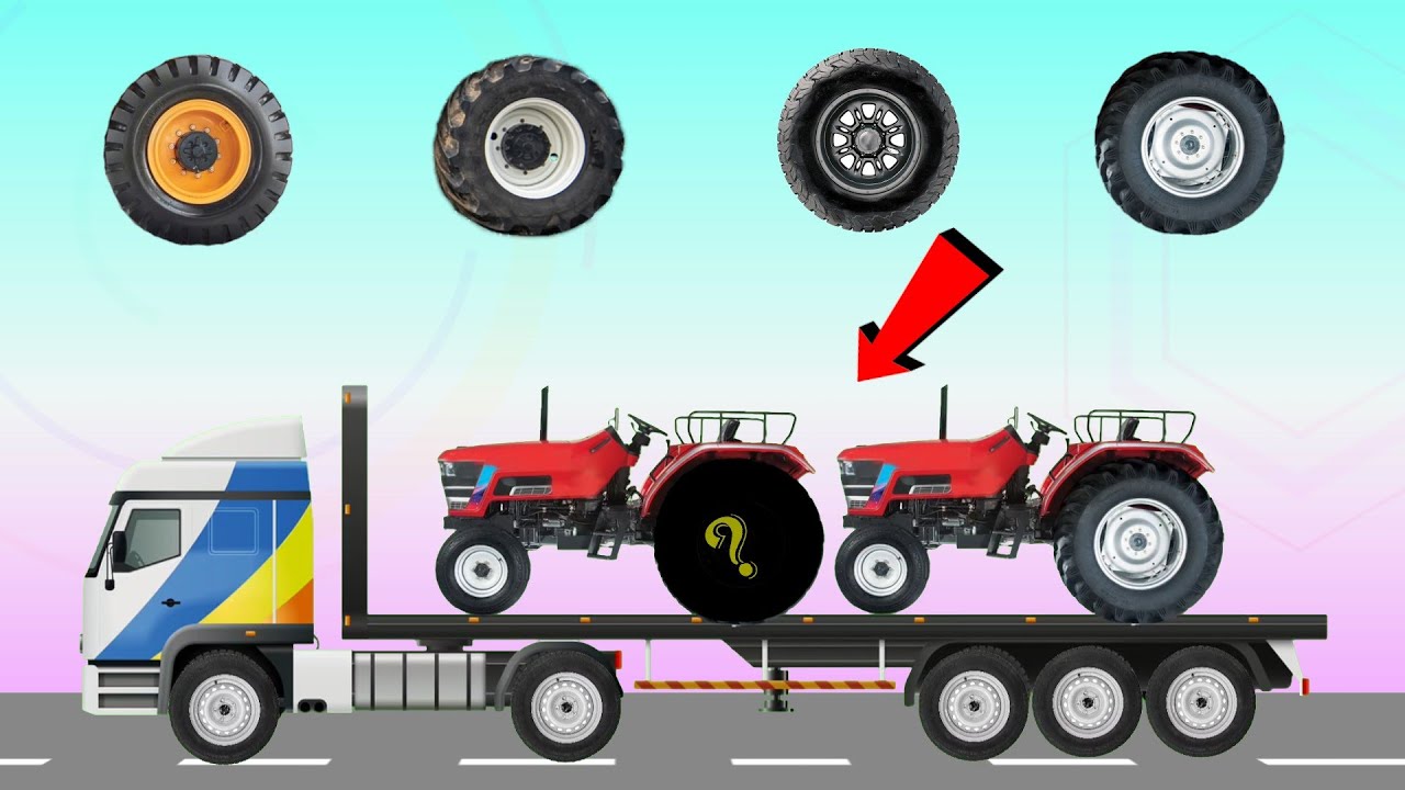Correctly Correctly GUESS THE TRACTOR WHEEL - CONSTRUCTION VEHICLE
