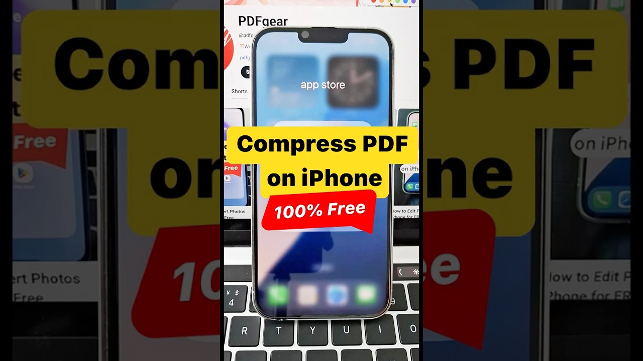 Compress PDF Files on an iPhone for Free