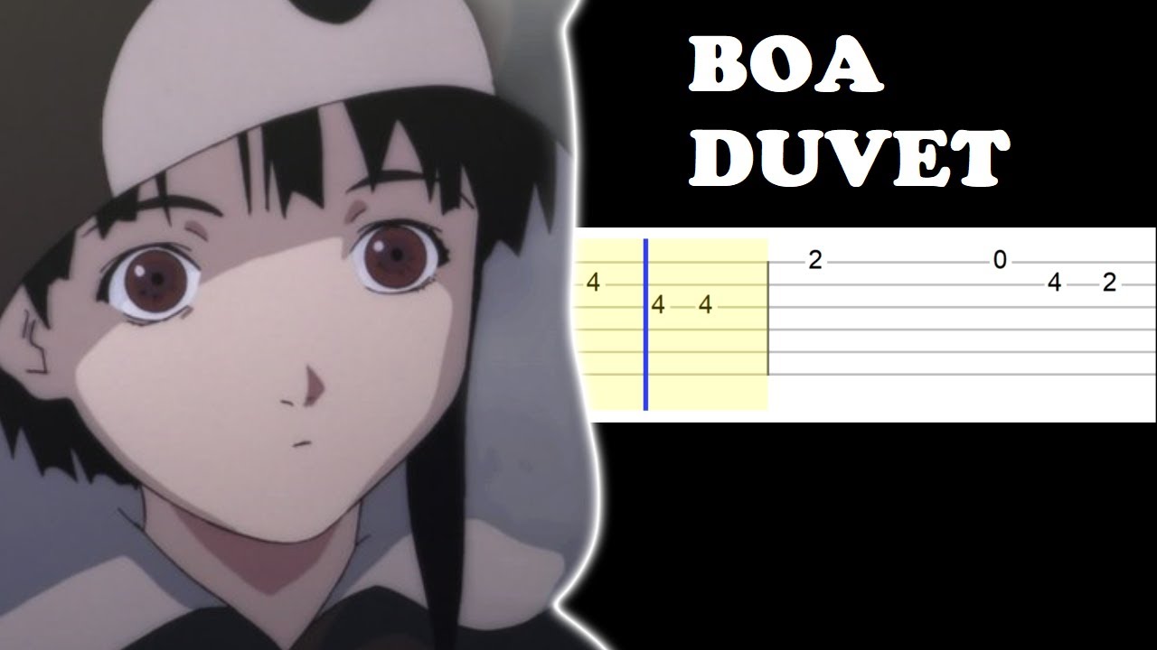 Boa - Duvet (Easy Guitar Tabs Tutorial)