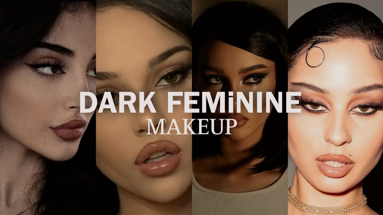 Aesthetic Dark Makeup l femenina oscura l tendencia