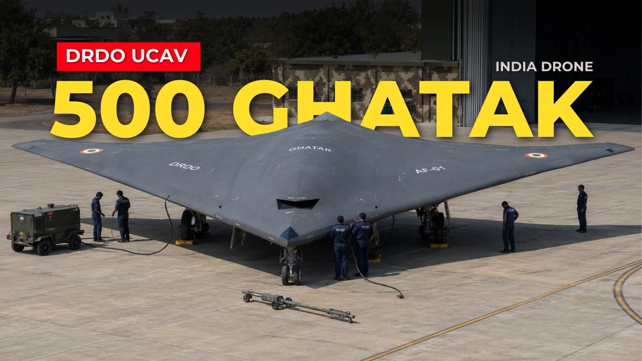 Defence Updates - 500 Ghatak UCAV, India TEDBF By 2030, AMCA Partner Selection