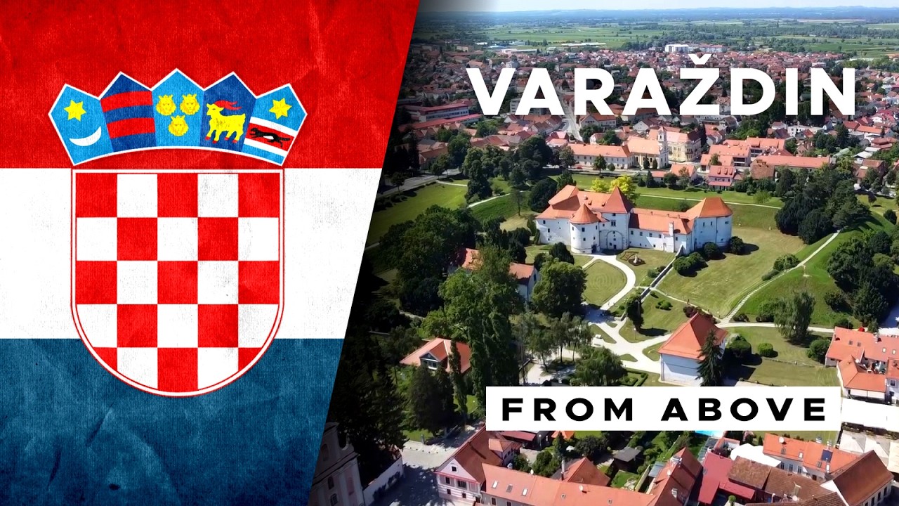 Varaždin Croatia | Stari Grad & Baroque Historic Old Town from Above – Stunning Drone Travel Video