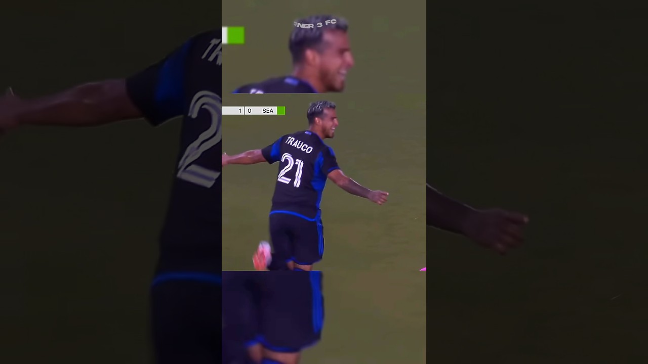 Miguel Trauco with a SCREAMER 😮 #shorts #mls #soccer #edit #futbol #sjearthquakes #viral