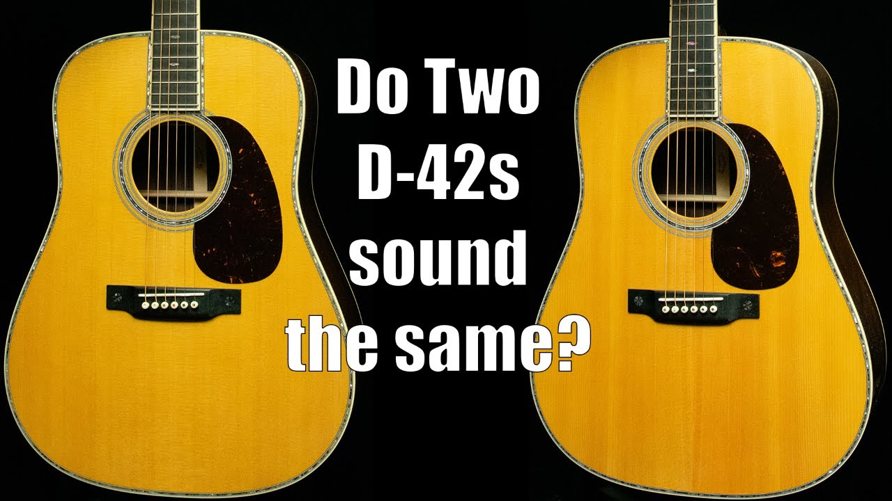 2 Martin D-42 Guitars Compared - As Seen on Virtual Tour E175