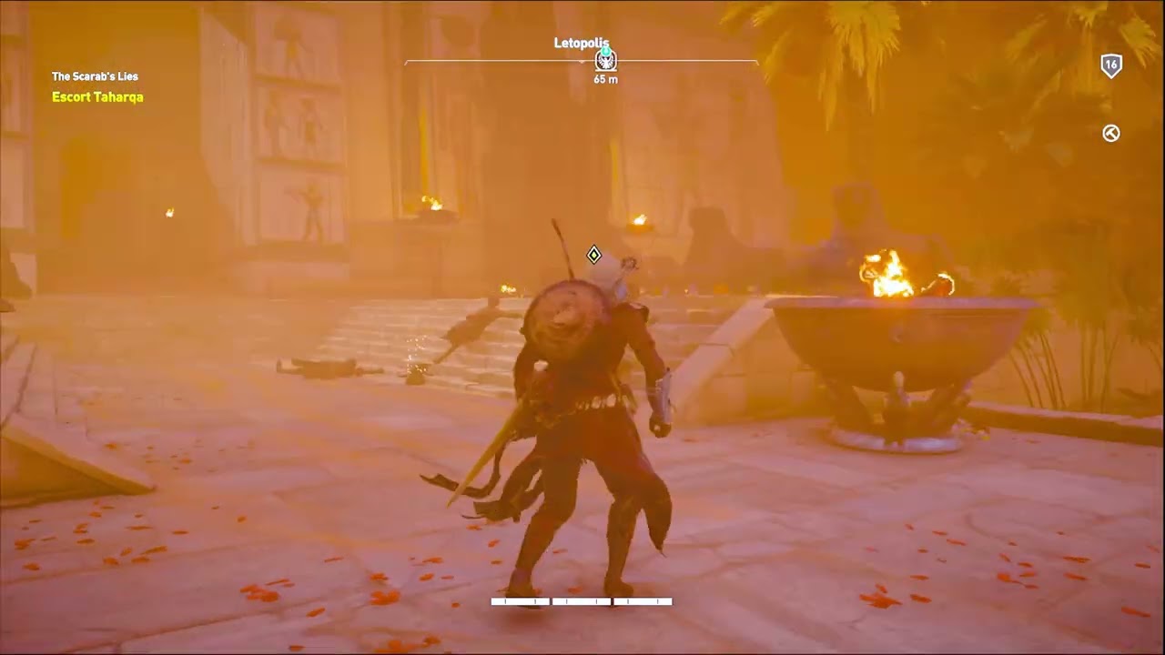 Escort Taharqa | The Scarab’s Lies Main Quest | AC Origins Walkthrough 2026 #assassincreedorigins