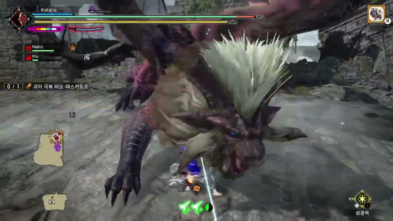 MHRSB-Longsword vs Risen Teostra(Lv.300)