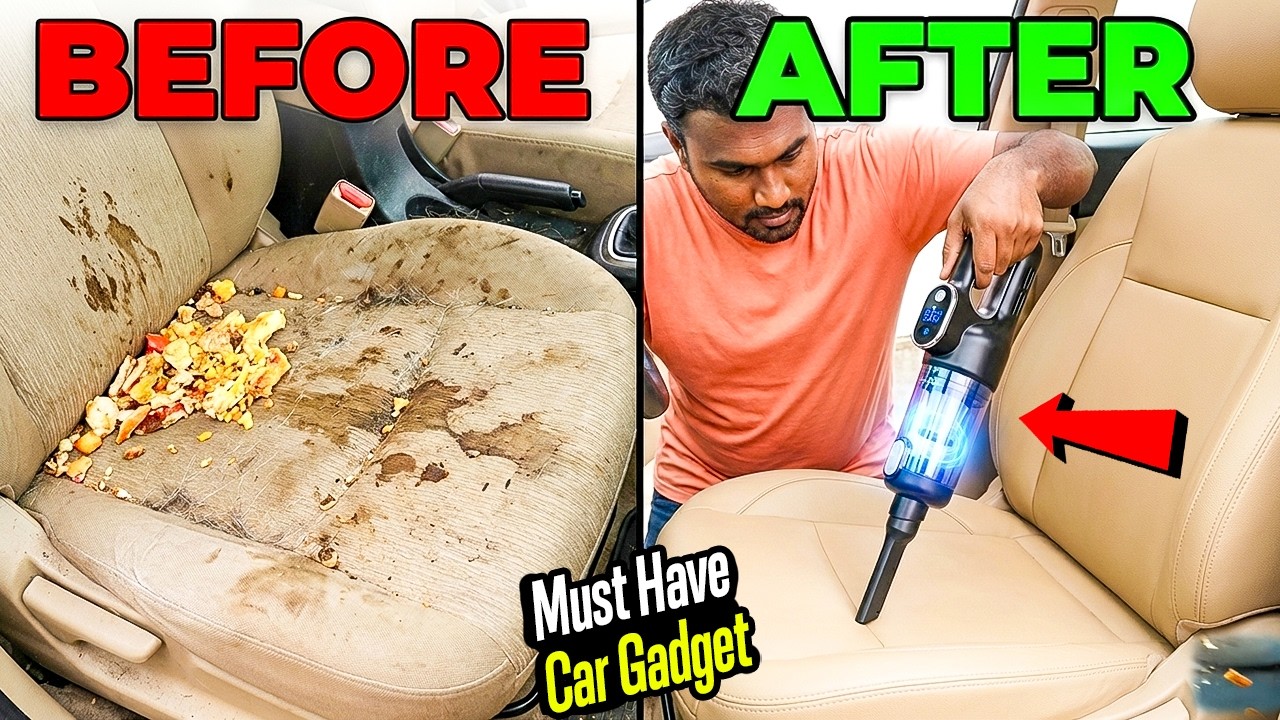 This Car Gadget Will Blow Your Mind! Must Have Car Gadget _ Agaro Car Vacuum Cleaner