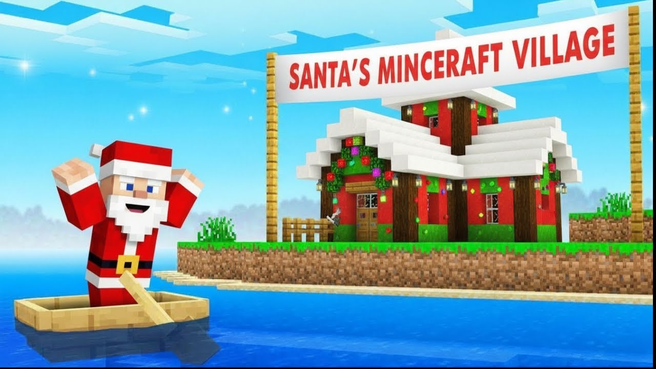 Epic Minecraft Santa village