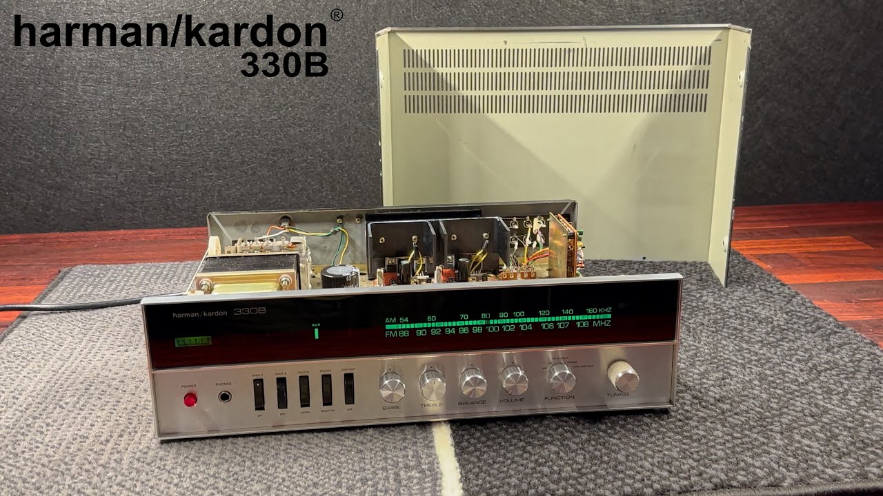 Ресивер Harman/Kardon 330B — ремонт неработающего левого канала