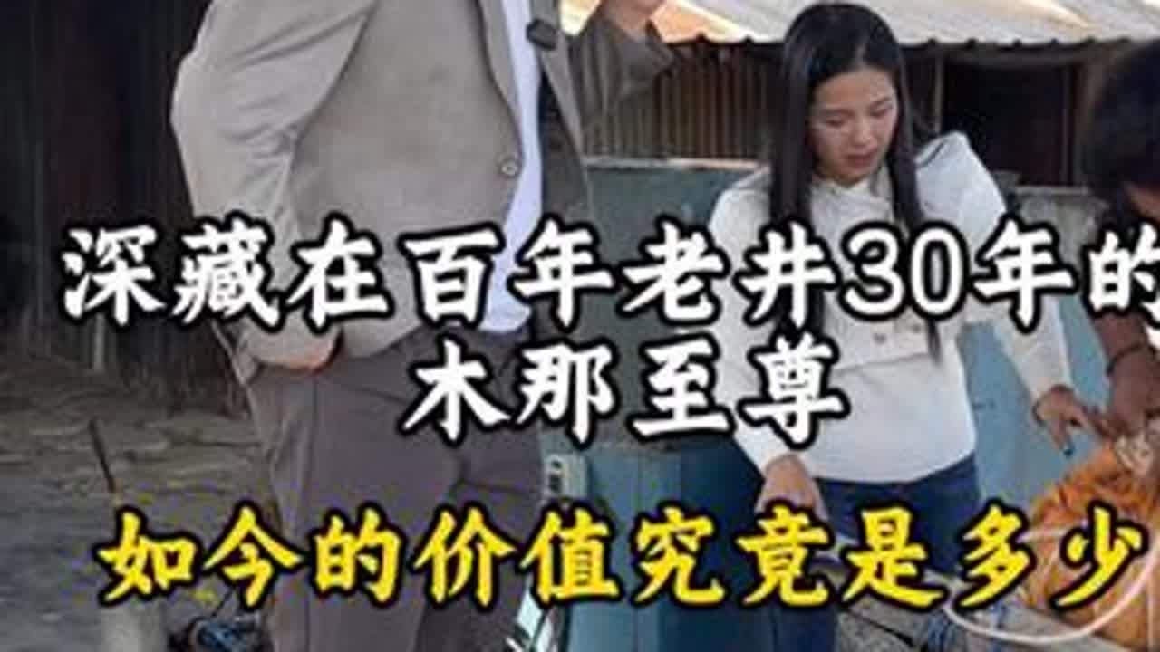 深藏在百年老井30年的木那至尊，如今的价值究竟是多少#翡翠 #翡翠手镯 #翡翠原石 #缅甸翡翠 DOU+小助手 抖音小助手