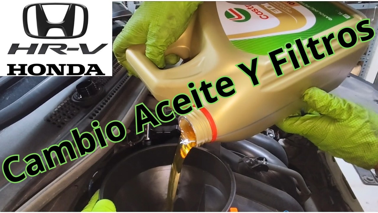 Cambio aceite y filtros Honda HR-V 1.5 gasolina 2018 130 cv