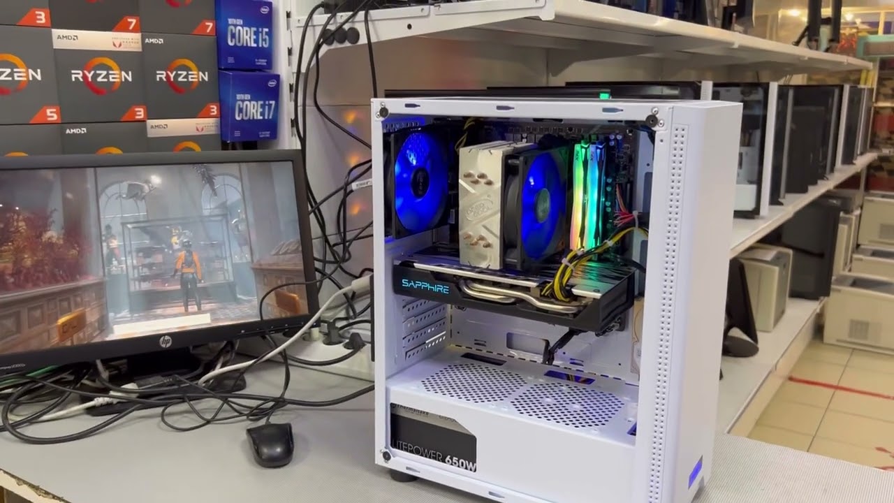 Пк №5000, AMD Ryzen 5 2500X, 16Gb, ssd 256Gb, HDD 500Gb, Radeon RX 570 4Gb Sapphire Nitro+, 650W