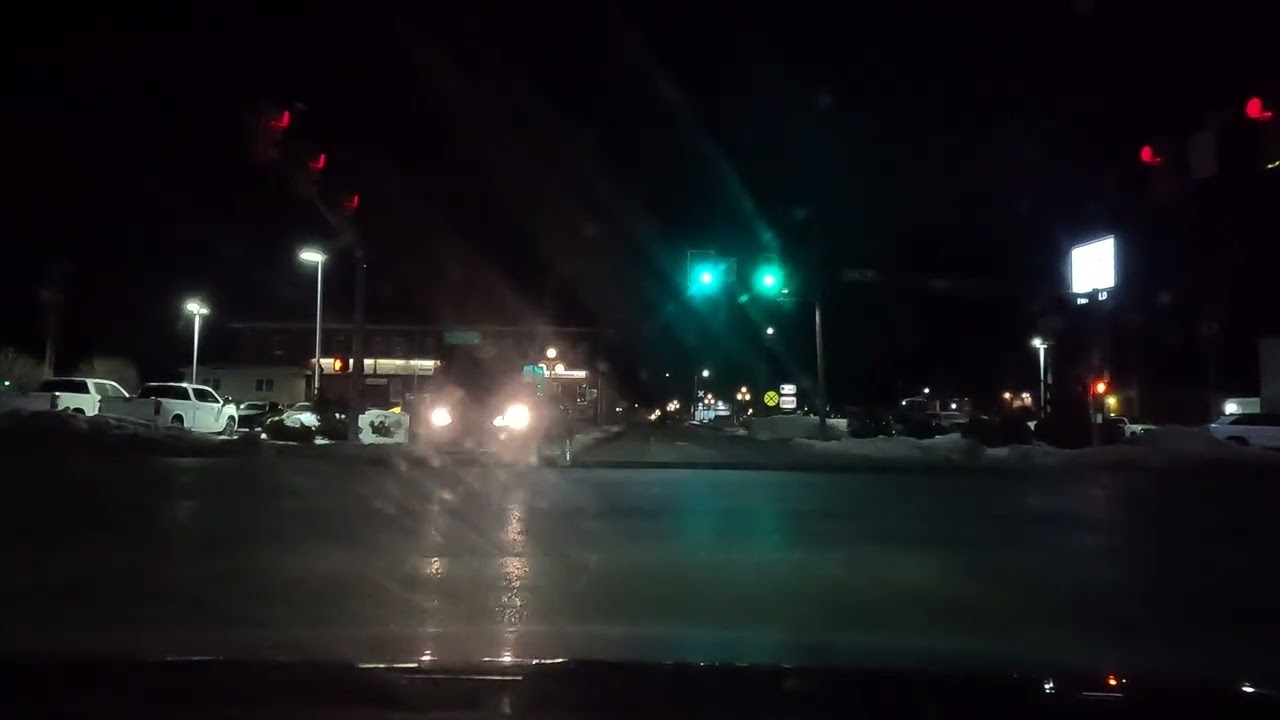 Driving in Lewisburg at night (02/05/2026)