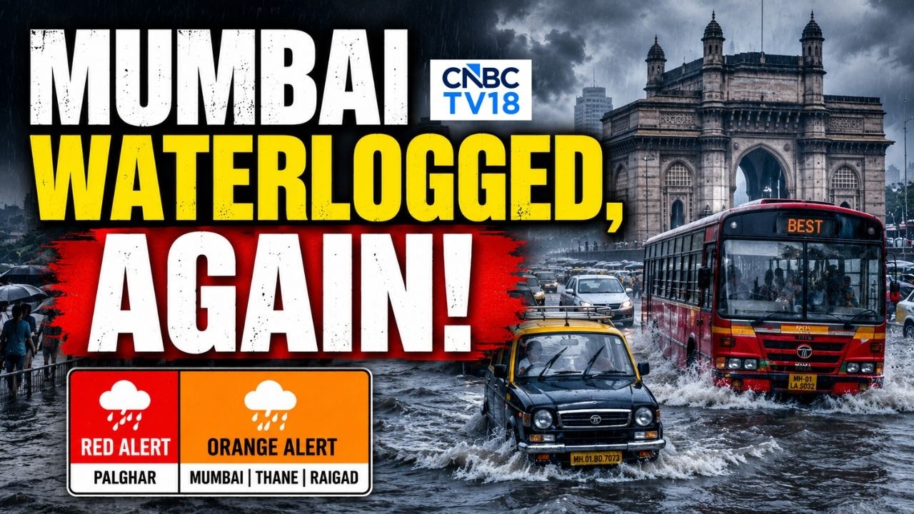 Mumbai Rain | Red Alert For Palghar | Mumbai, Thane, Raigad On Orange Alert | IMD Updates |  N18V