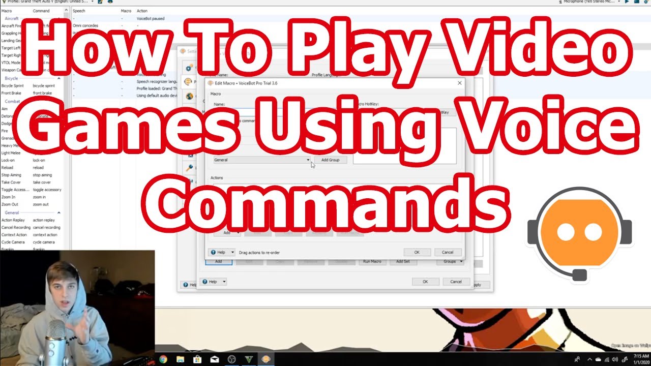 Play Video Games Using Voice Commands! (Voice Bot Tutorial)