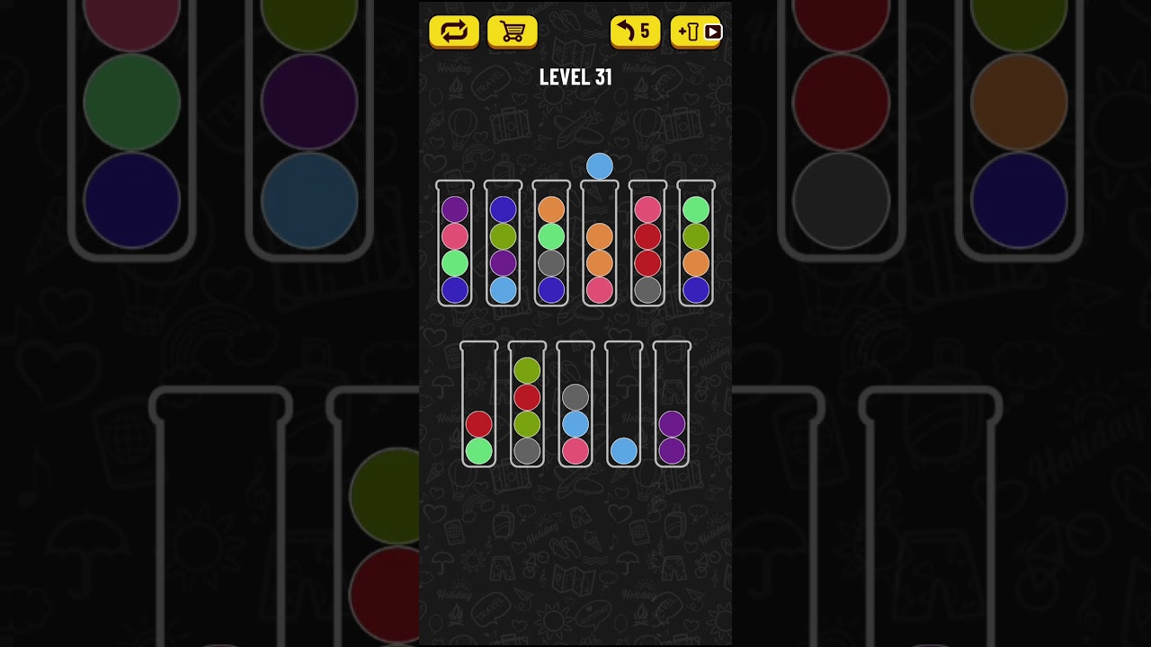 Ball Sort Puzzle - level 31