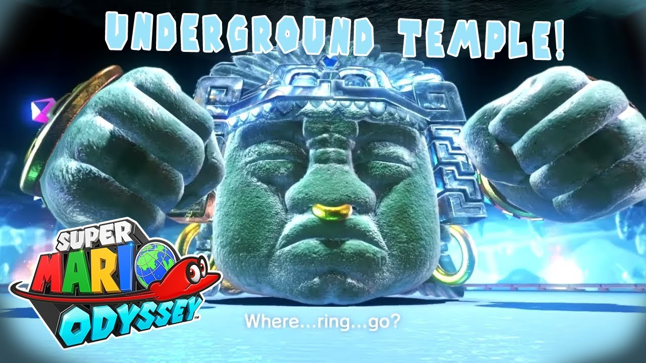 Super Mario Odyssey - Level 2 (Sand Kingdom) Underground Temple!
