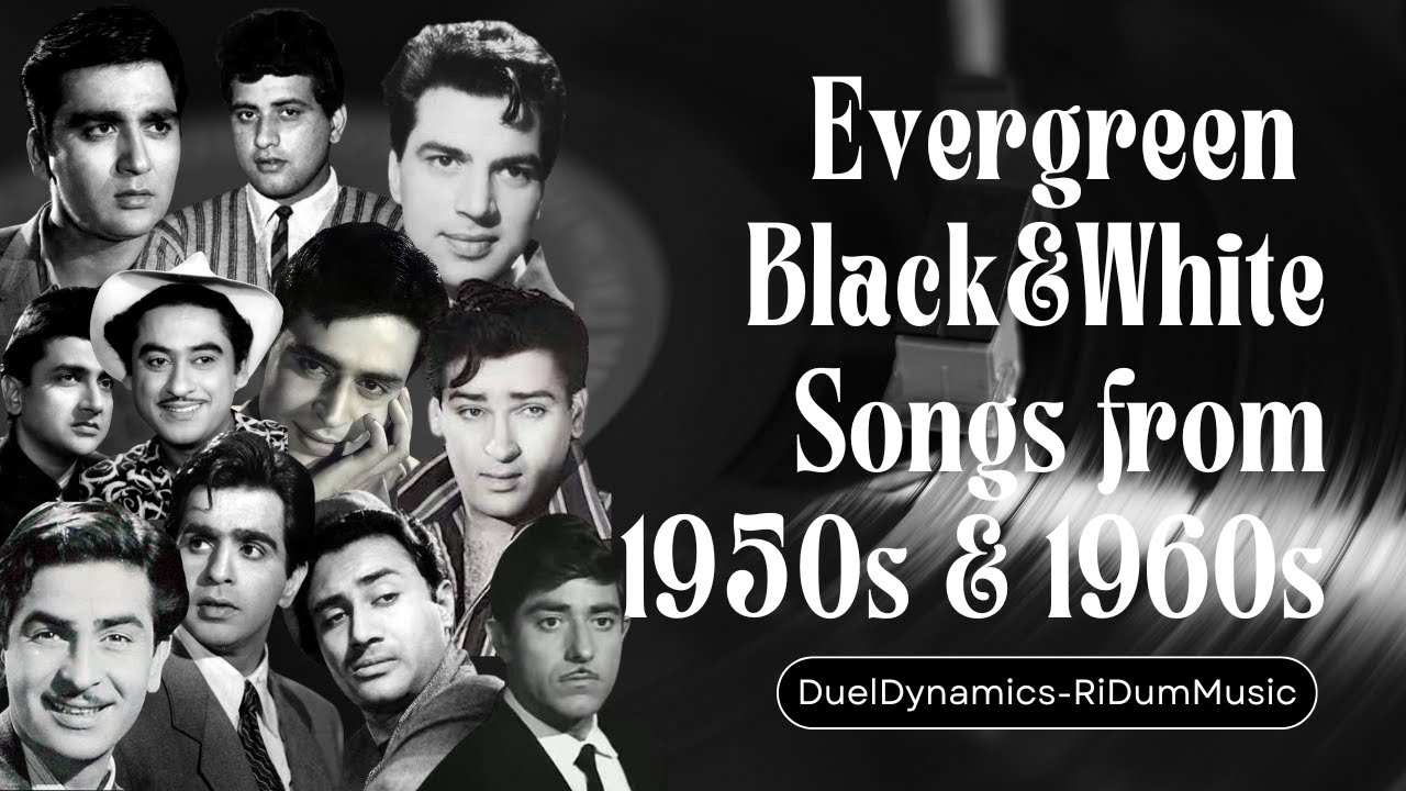 Discover the BEST Classic Black & White Bollywood Songs from the 1950s and 1960s
