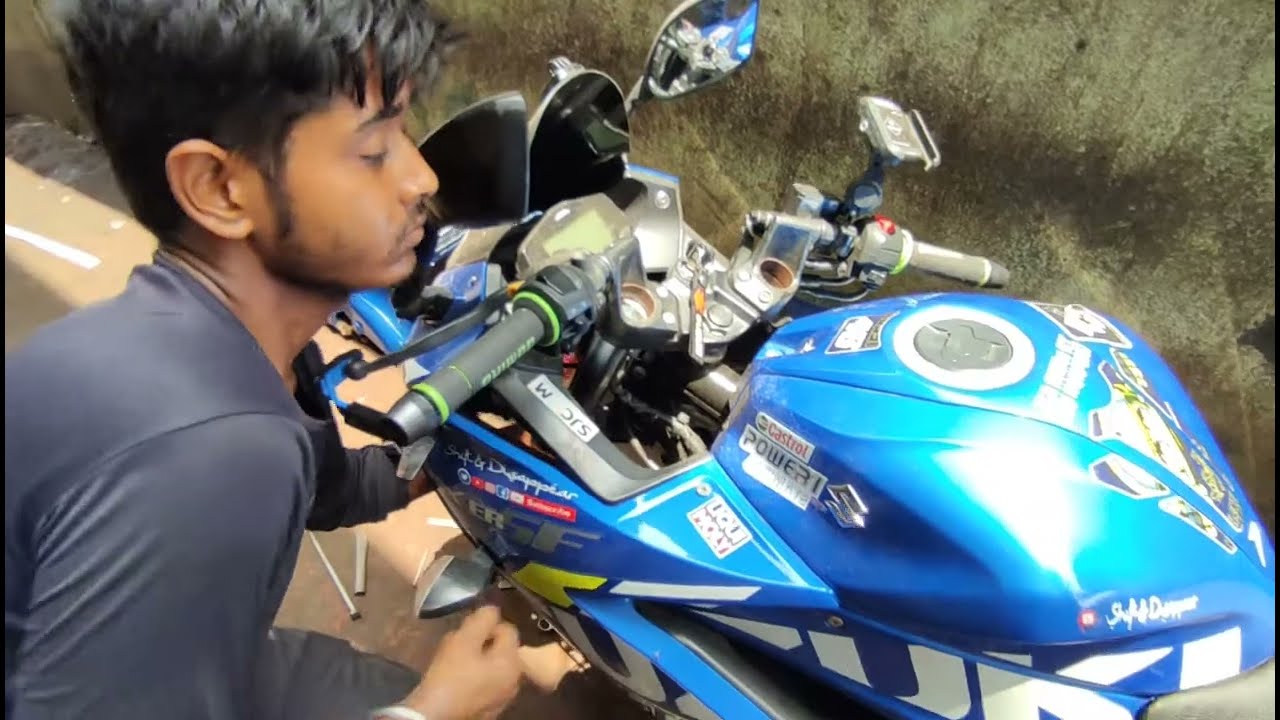 How to Replace Motorcycle Oil Seal | Gixxer Sf| #oilseal #change #frontoilseal #suzuki