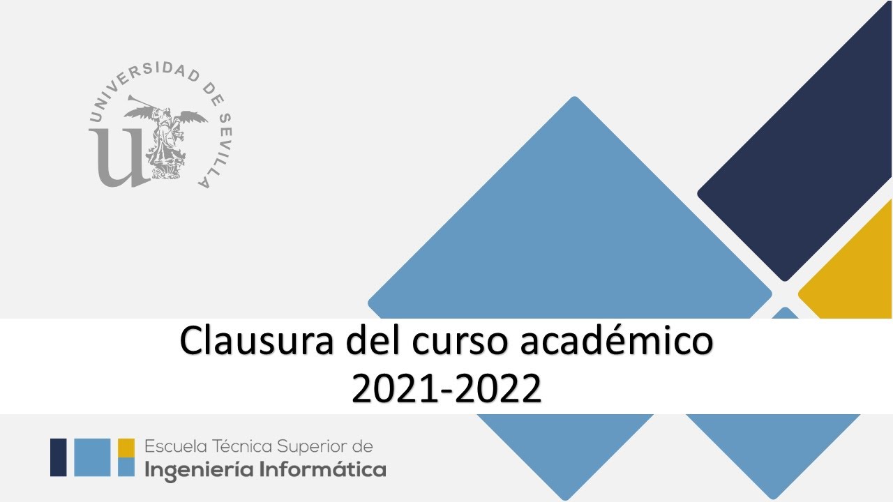 ACTO CLAUSURA ETS INGENIERÍA INFORMÁTICA CURSO 2021-22