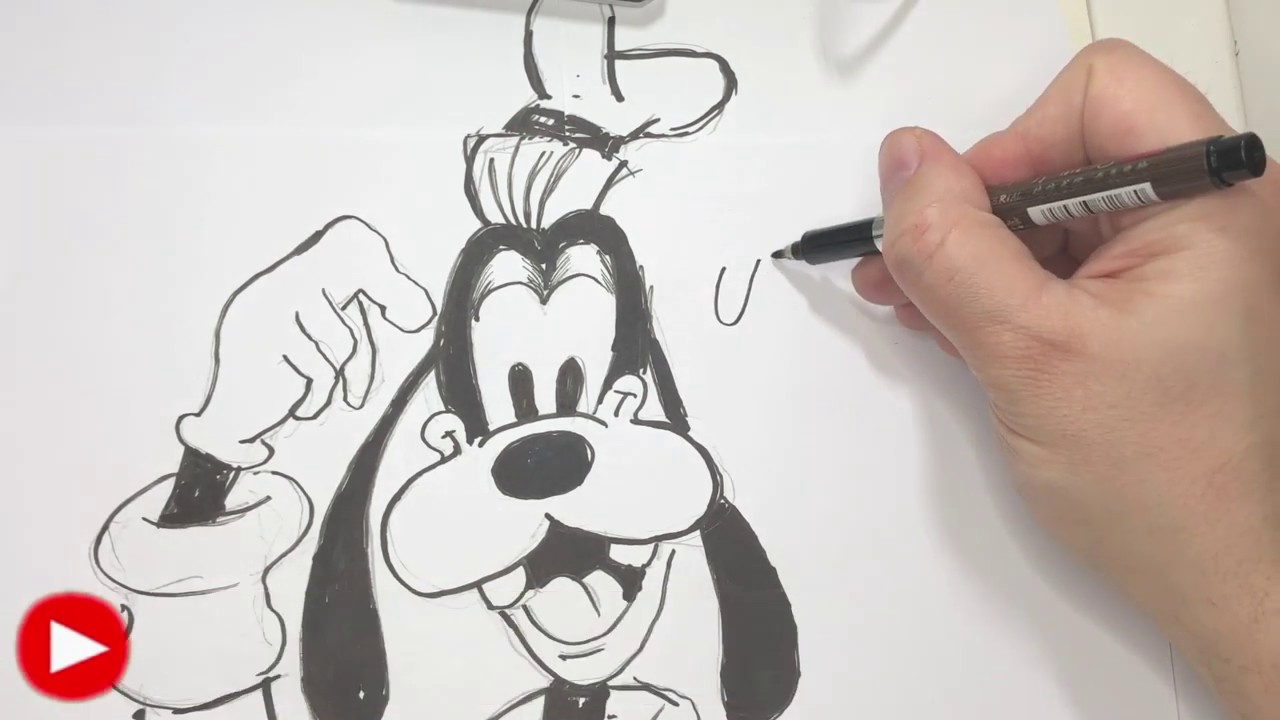 Come disegnare Pippo della Disney Tutorial