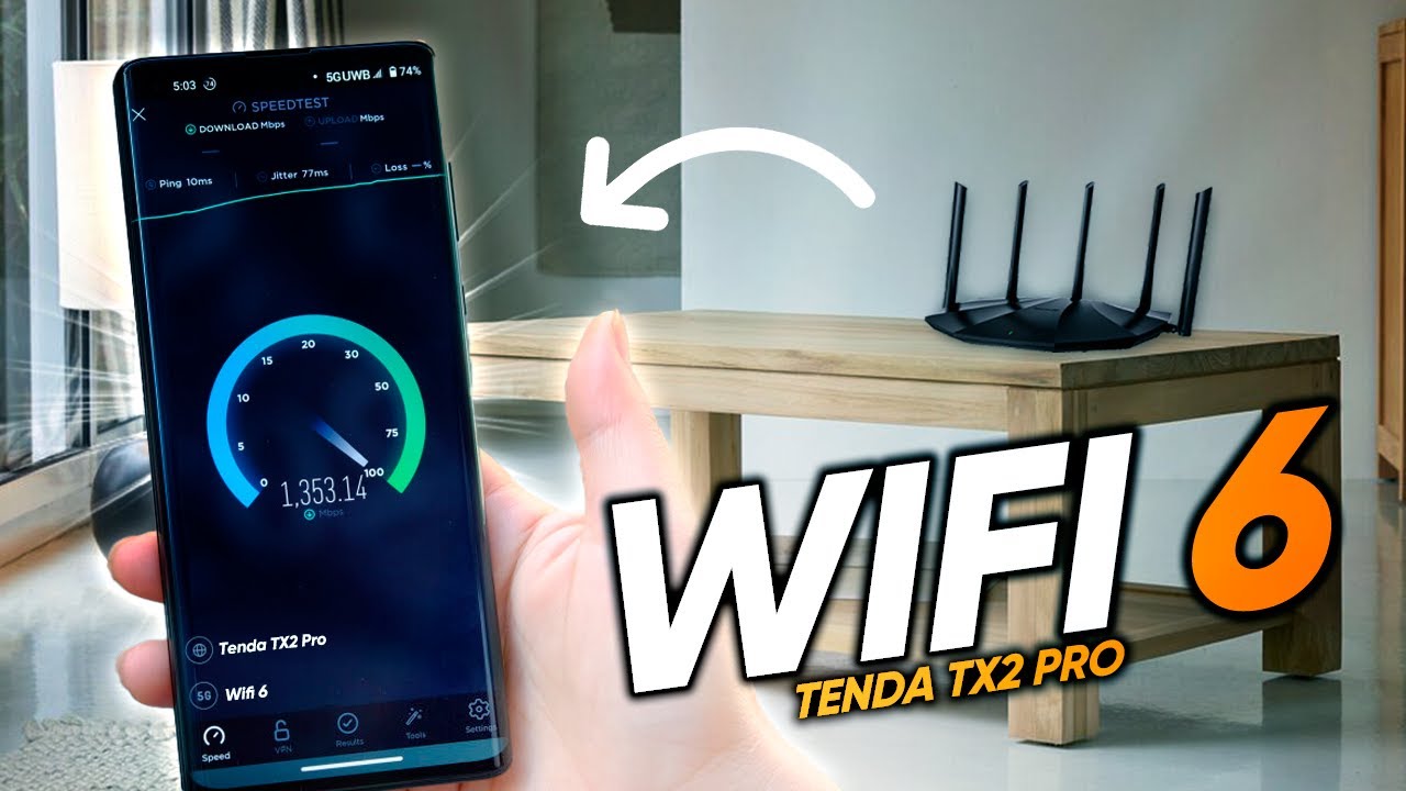 El ROUTER con WIFI 6 m&aacute;s BARATO!! 🤩🔥 - Tenda TX2 Pro
