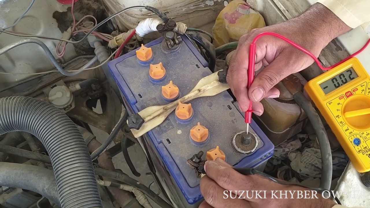 How to check battery drain in a car or how to do parasitic draw test in Urdu