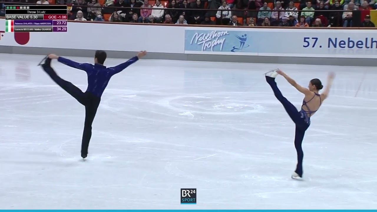 Rebecca Ghilardi & Filippo Ambrosini SP Nebelhorn Trophy 2025