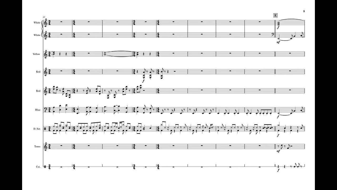 Animusic Heavy Light - Sheet Music
