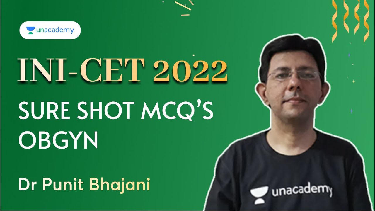 Sure Shot OBGYN MCQs for INI-CET  | Dr. Punit Bhojani