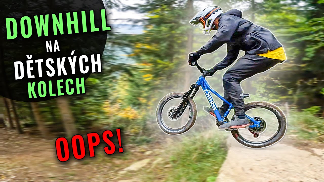 DĚTSKÁ KOLA NA ČERNÉ DOWNHILL TRATI!