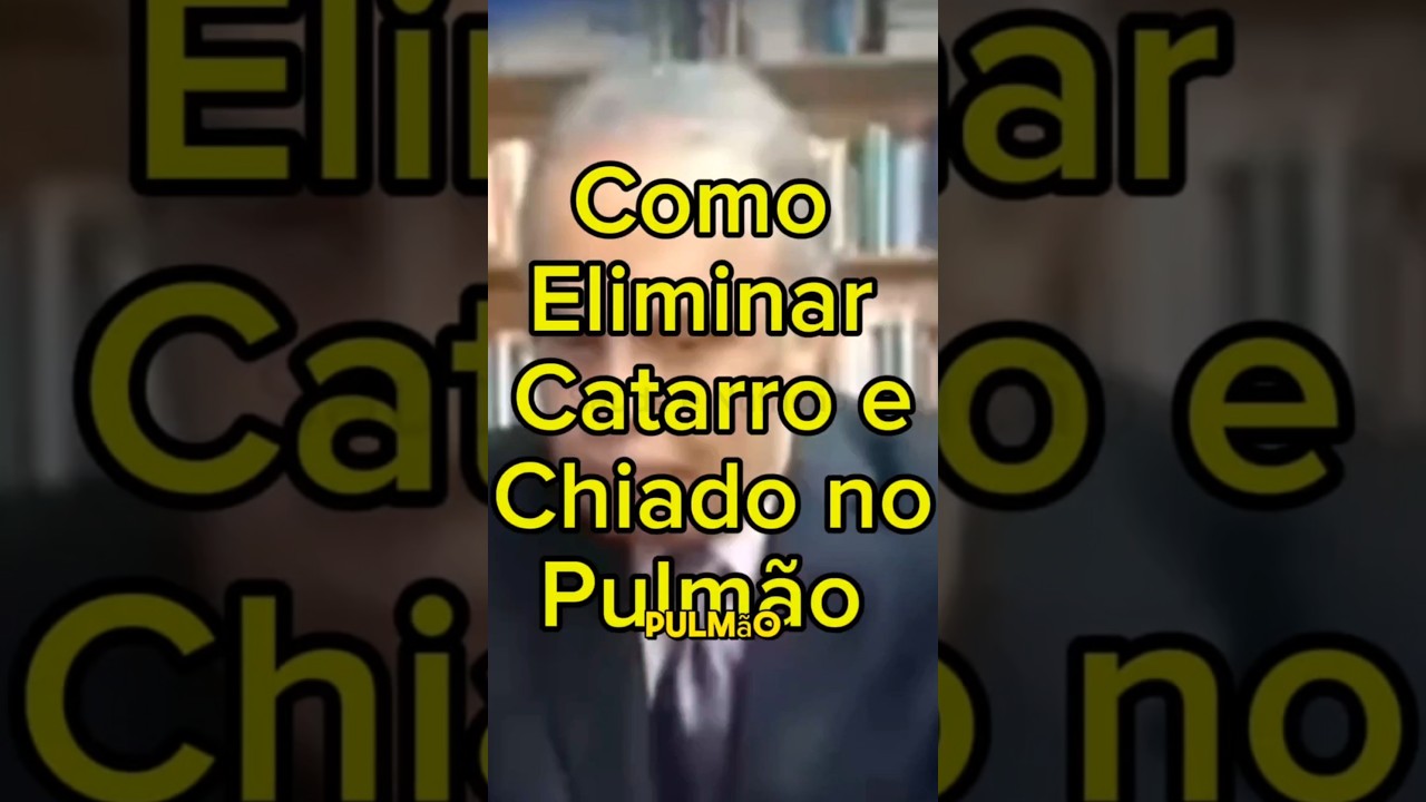 Como Eliminar Catarro e Chiado Naturalmente? Veja o Que Funciona! #lairribeiro