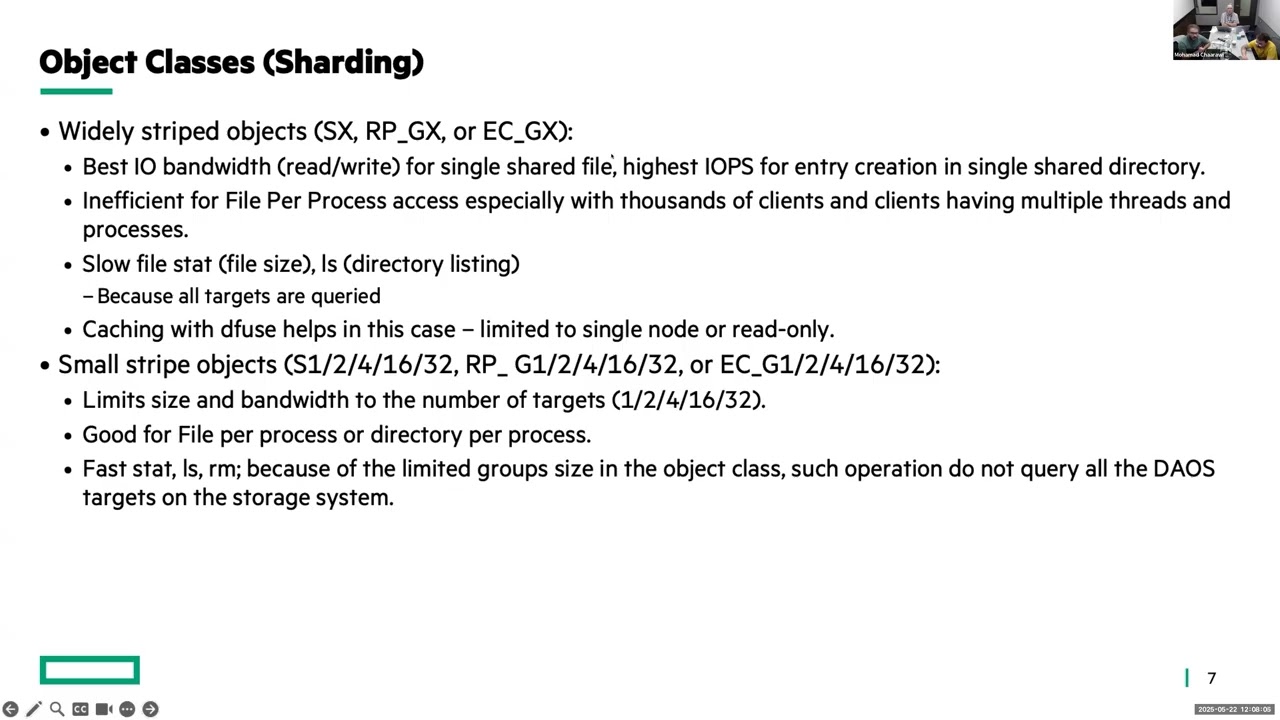 DAOS Best Practices and Performance Tuning
