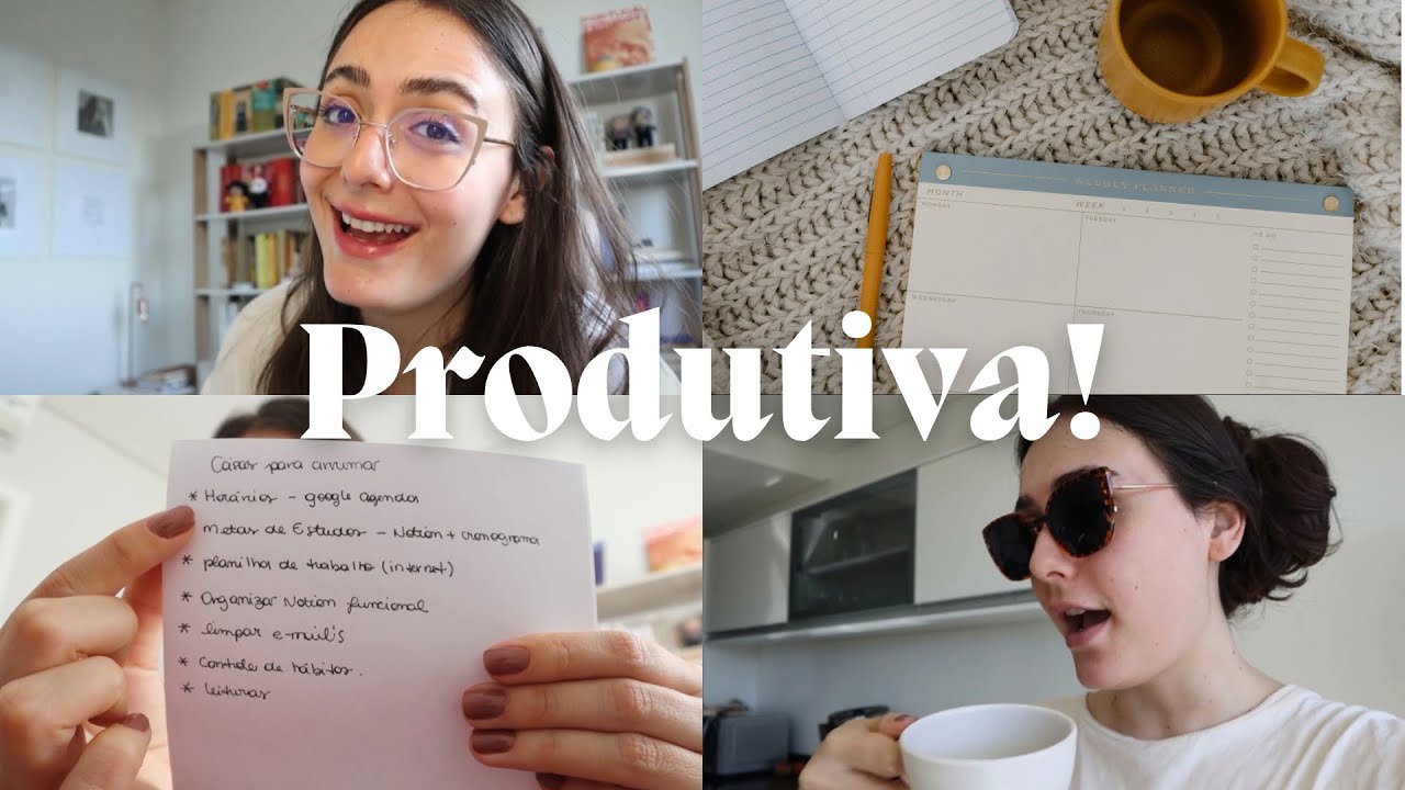 A ORGANIZAÇÃO que me ajudou a PARAR DE PROCRASTINAR - VLOG