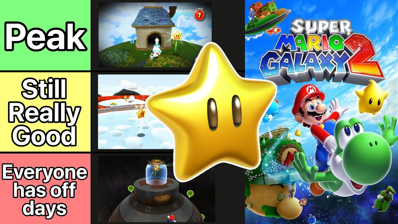 Every Super Mario Galaxy 2 Star Ranked