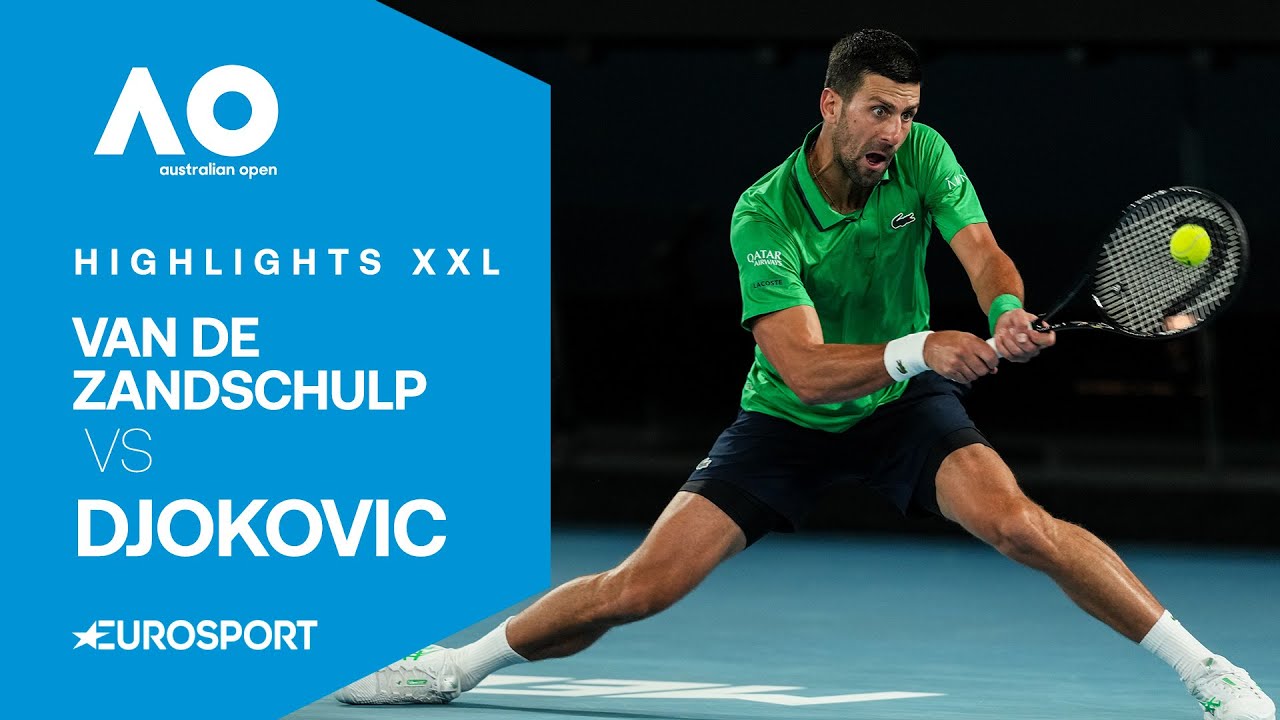 Botic van de Zandschulp - Novak Djokovic | Highlights XXL deutsch | 3. Runde | Australian Open 2026