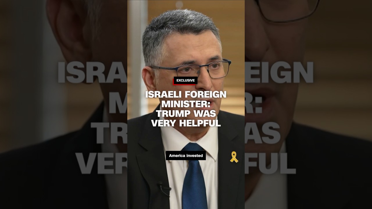 Israeli foreign minister: Trump was very helpful