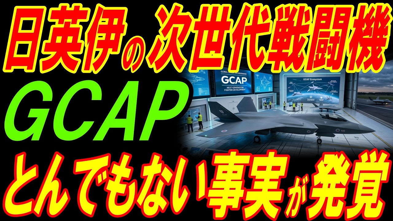 日英伊の次世代戦闘機開発！GCAPでとんでもない事実が発覚！