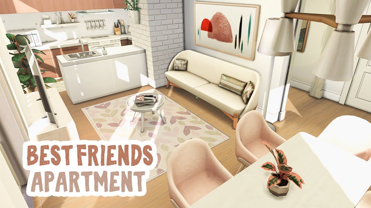 Best Friends Apartment 💕 || The Sims 4 Apartment Renovation: Speed Build