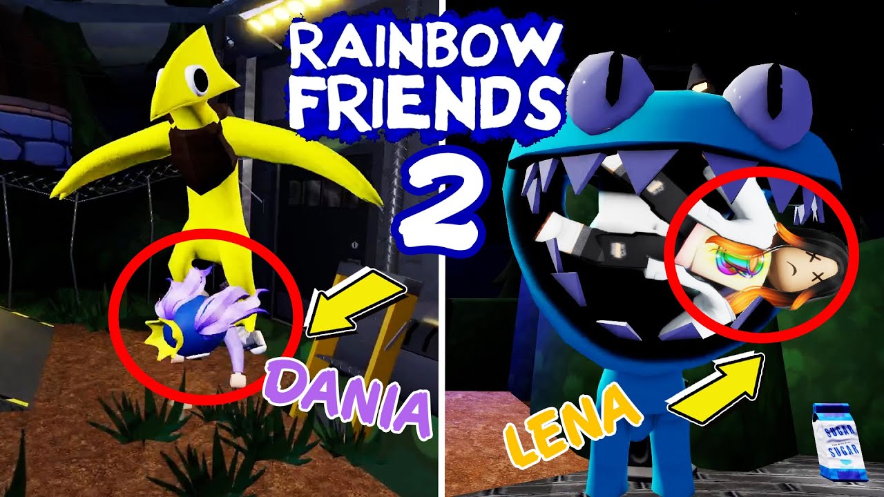 Wir spielen das 1. MAL Rainbow Friends Chapter 2! Full Game!