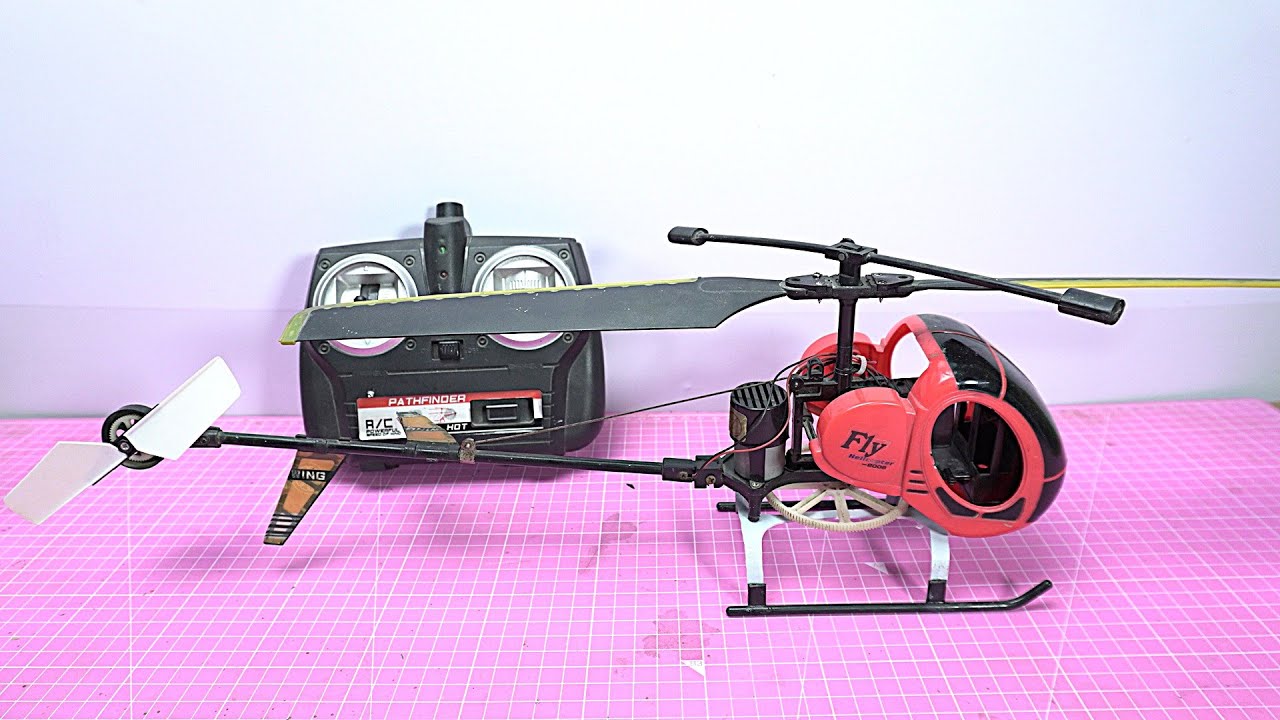 How to Repair & Restore an Old Scrap RC Helicopter
