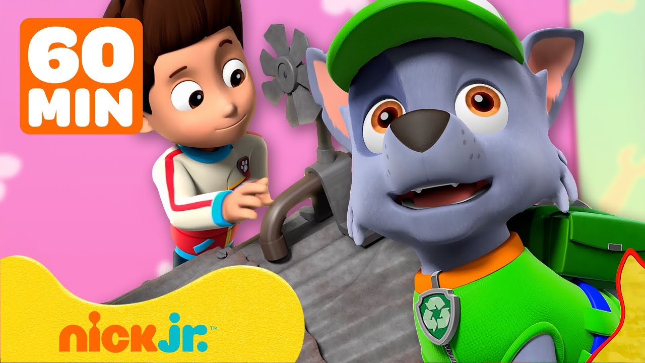 PAW Patrol | ¡Las Mejores Misiones de Reparación con Rocky y Ryder! | 1 Hora  | Nick Jr. en Español