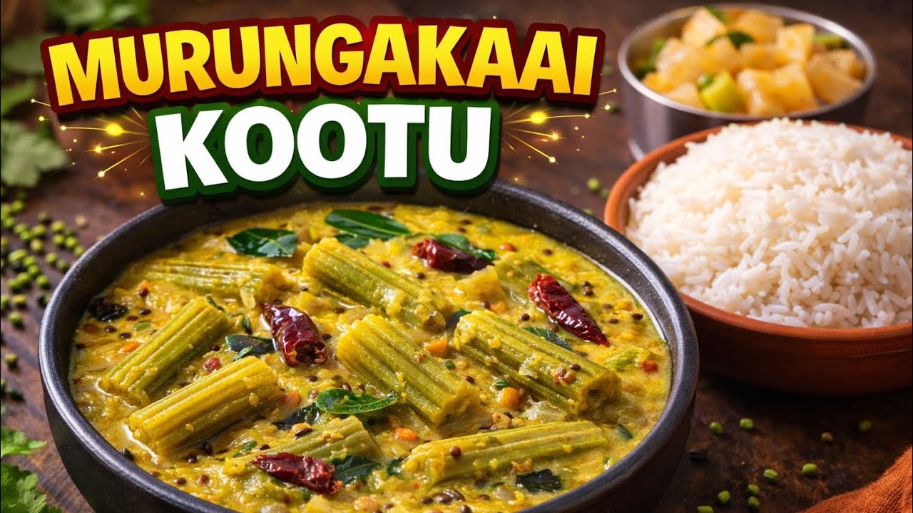 Authentic Murungakaai Kootu | Traditional South Indian Recipe