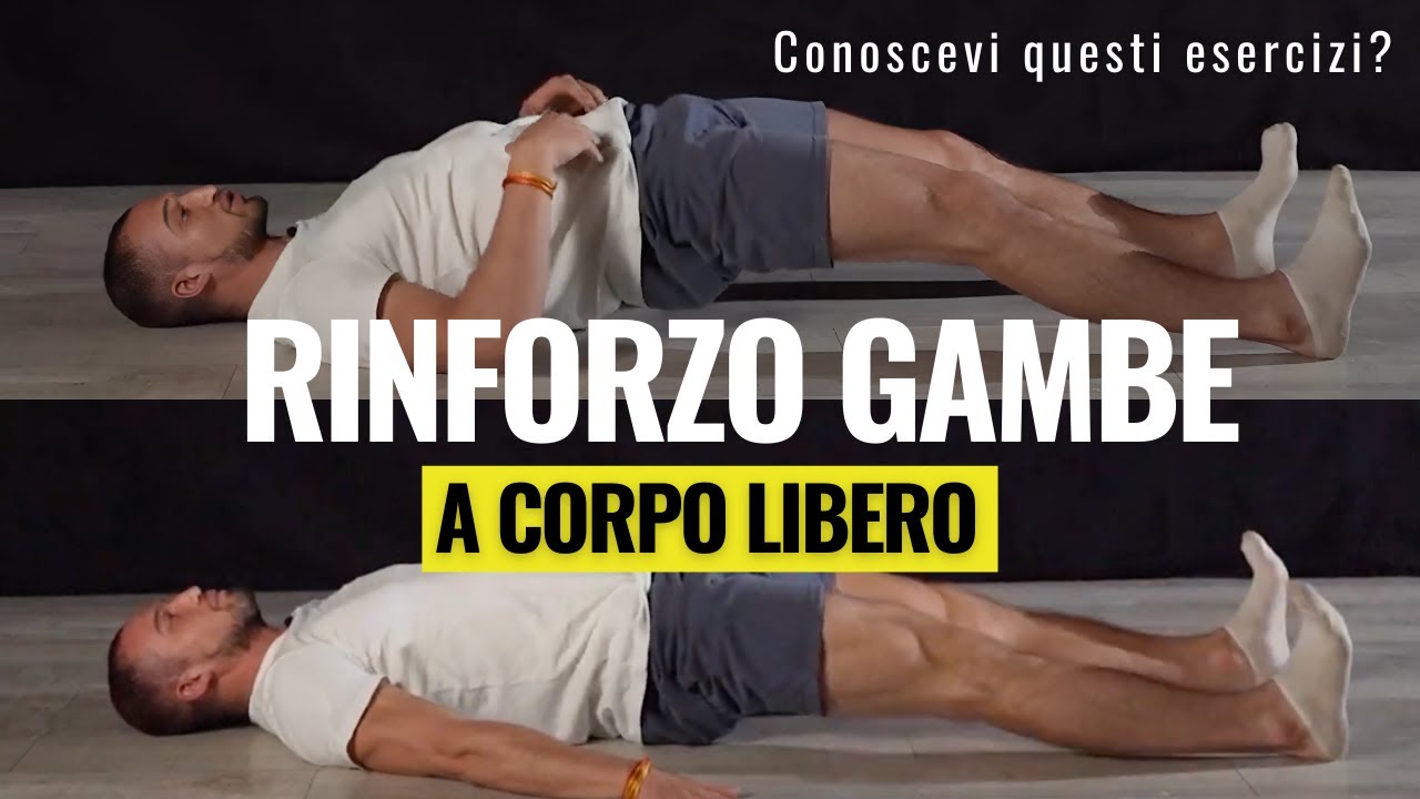 2 Esercizi Potenti a CORPO LIBERO per Rinforzare i Bicipiti Femorali!