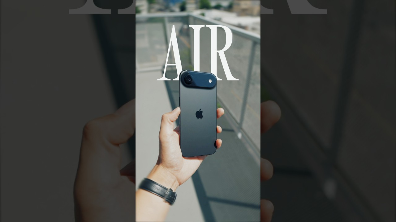 iPhone Air Unboxing Space Black