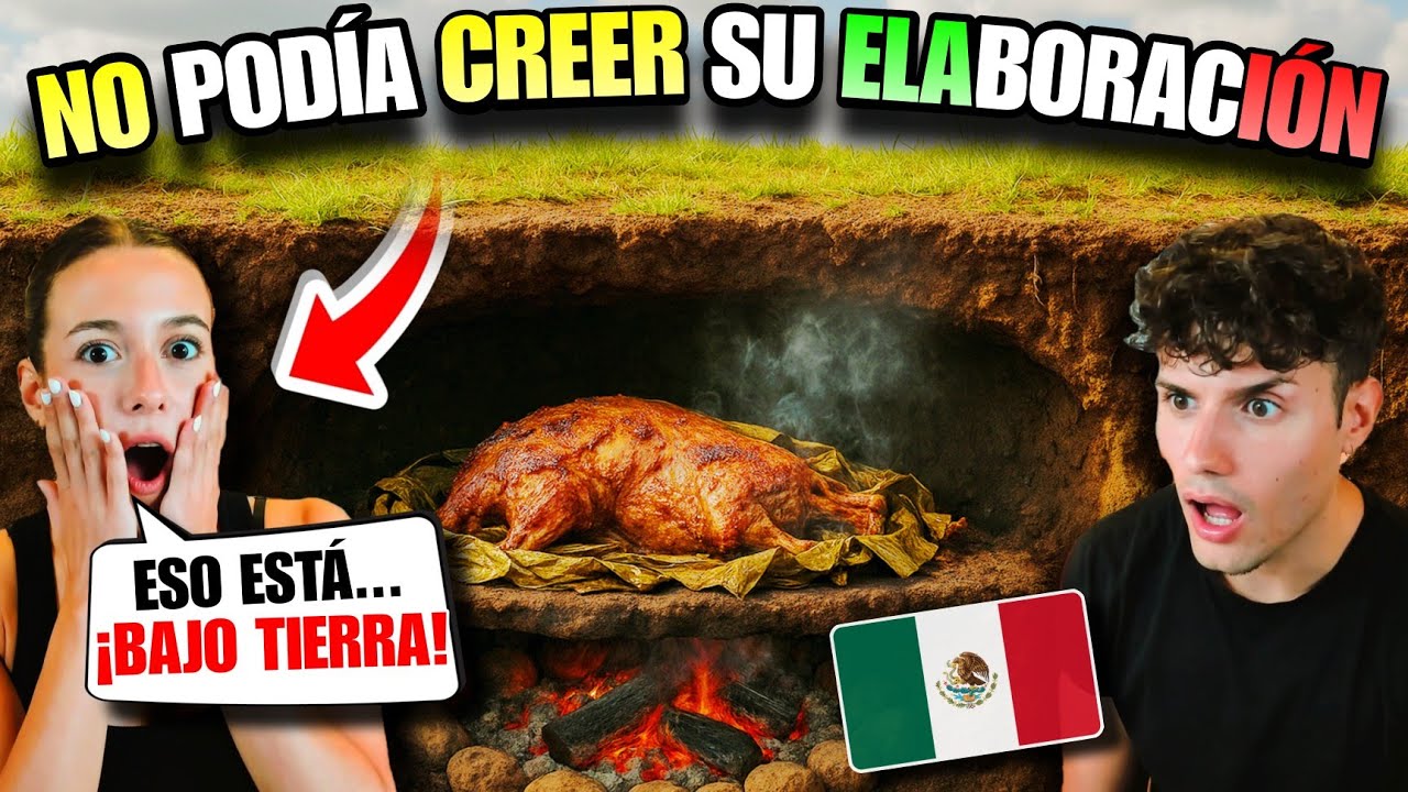 ESPAÑOLA NO SABÍA el TRABAJO DETRÁS de LOS TACOS de BARBACOA HASTA ESTE VÍDEO 🇲🇽😱 *LA CAPITAL*